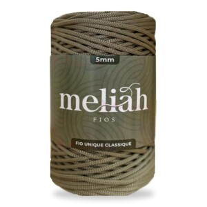 Fio unique classique 5mm Meliah cor fendi com 500g/185m