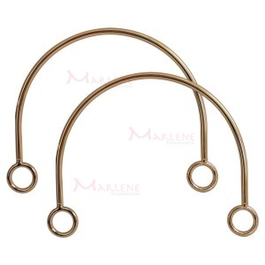 Alça de metal para bolsa meia lua 155mm SW16 com 1 par