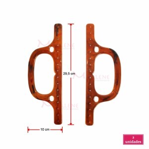 Alça plástica B1 mel 1 par