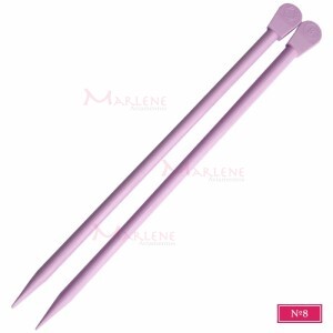 Agulha de tricô par nº8 Milward 25cm
