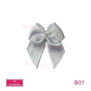 Laço de cetim comum  nº1 com 50 unidades 10mm