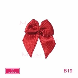 Laço de cetim comum  nº1 com 50 unidades 10mm