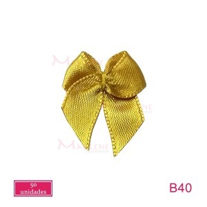 Laço de cetim comum  nº1 com 50 unidades 10mm