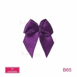 Laço de cetim comum  nº1 com 50 unidades 10mm