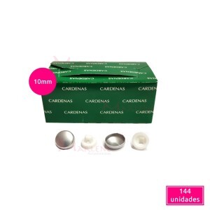Botão para forrar (Bombê) 10mm Cardenas caixa com 144 unidades