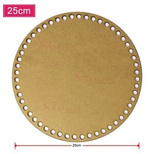 Base mdf redonda 25cm para crochê