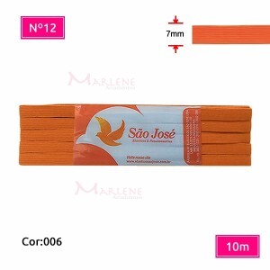 Elástico São José nº12 7mm com 10m colorido
