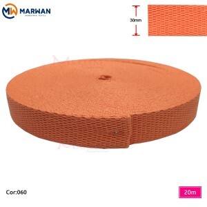 Cadarço de algodão 30mm Marwan com 20m na peça