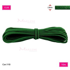 Elástico roliço colombe São José 2,8mm com 10m 15R colorido