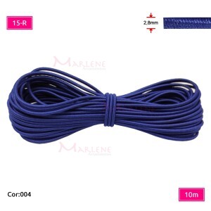 Elástico roliço colombe São José 2,8mm com 10m 15R colorido