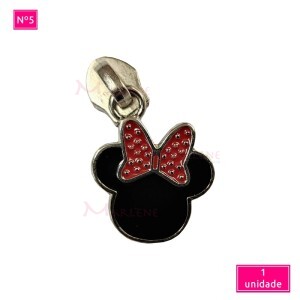 Cursor nº5 rata com laço níquel artesanal unidade