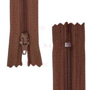 Zíper de nylon fino 18cm unidade