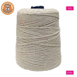 Barbante crú nº6 600g com 610m Piratininga