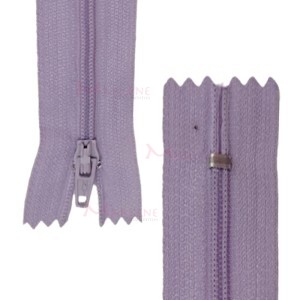 Zíper de nylon fino 20cm unidade