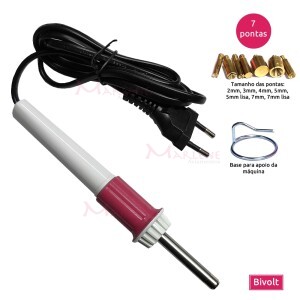 Aplicador de strass elétrico com 7 pontas Westpress.