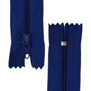 Zíper de nylon fino 20cm unidade