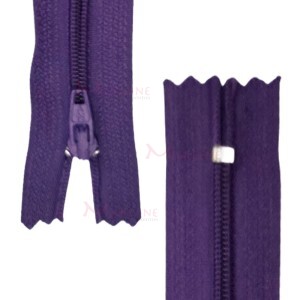 Zíper de nylon fino 20cm unidade