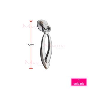 Cursor nº5 prancha vazada níquel artesanal unidade