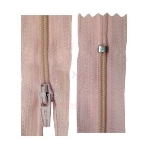Zíper de nylon fino 40cm unidade