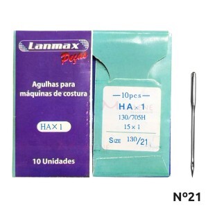 Agulha nº21 para máquina doméstica