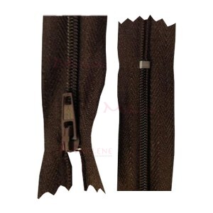 Zíper de nylon fino 40cm unidade