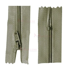 Zíper de nylon fino 40cm unidade
