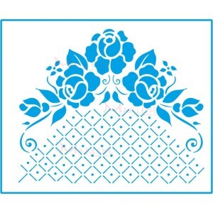 Stencil STM 21x17 cm Litoarte