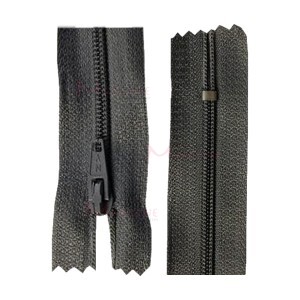 Zíper de nylon fino 40cm unidade