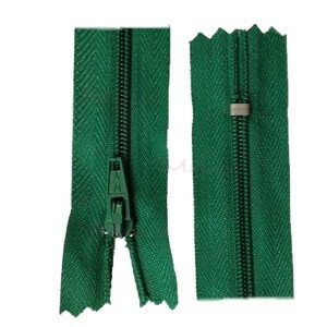 Zíper de nylon fino 40cm unidade