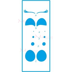 Stencil STP 17X6,5cm Litoarte