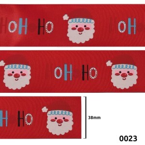 Fita de gorgurão 38mm bom velhinho vermelho 0023 por metro