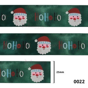 Fita de cetim 25mm bom velhinho verde 0022 por metro