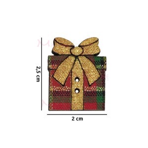 Botões MDF pequenos unidade