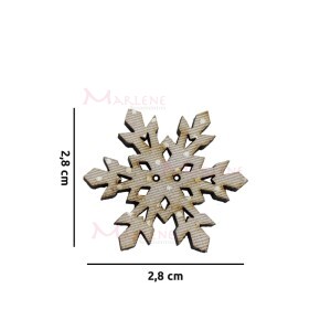 Botões MDF pequenos unidade