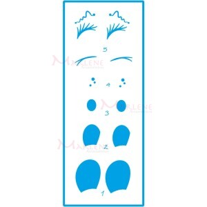 Stencil STP 17X6,5cm Litoarte