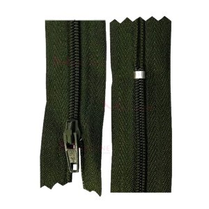 Zíper de nylon fino 60cm unidade