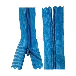 Zíper de nylon invisível 30cm unidade