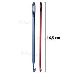 Kit agulhas chochê knooking 4mm e 6mm em aluminio