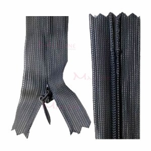 Zíper de nylon invisível 30cm unidade