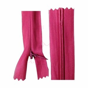 Zíper de nylon invisível 40cm unidade