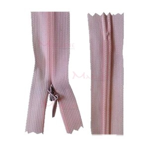 Zíper de nylon invisível 50cm unidade