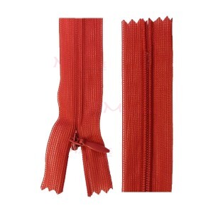 Zíper de nylon invisível 50cm unidade