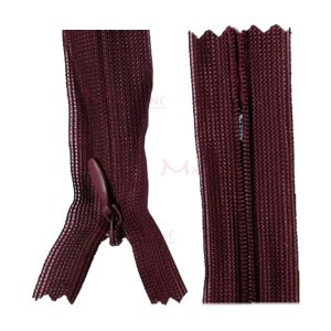 Zíper de nylon invisível 50cm unidade