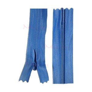 Zíper de nylon invisível 50cm unidade