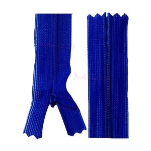 Zíper de nylon invisível 50cm unidade