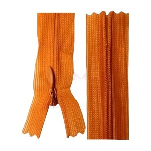 Zíper de nylon invisível 50cm unidade