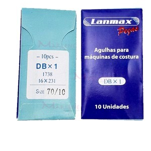 Agulha nº10 cabo fino reta industrial