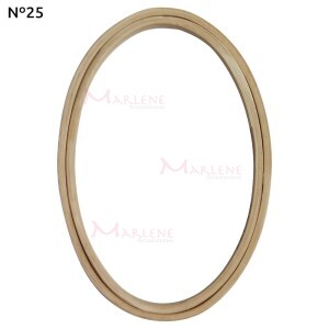 Bastidor de madeira nº25 oval
