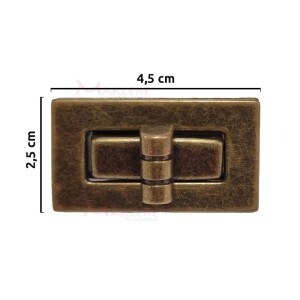 Fecho para bolsa ouro velho  com encaixe XK-1256/150894