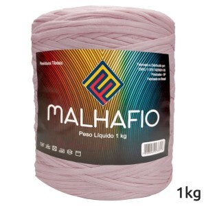 Fio de malha residual com 1kg Malhafio